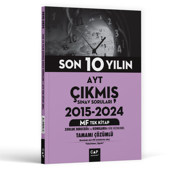 ÇAP YKS AYT ÇIKMIŞ SRLRI TÜM TEK 2015-2024 MF-2025